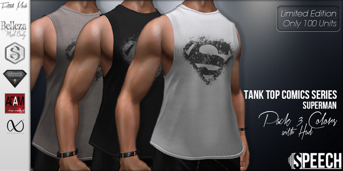 SPEECH Tank Top CS SUPERMAN Pack