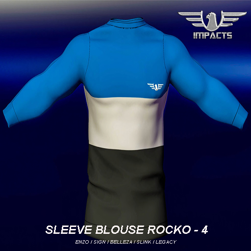 IMPACTS-SLEEVE BLOUSE  ROCKO 4 ENZO/SIGN/BELLEZA/LEGACY