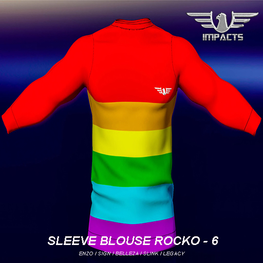 IMPACTS-SLEEVE BLOUSE  ROCKO 6  ENZO/SIGN/BELLEZA/LEGACY