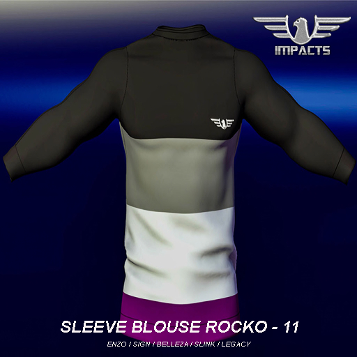 IMPACTS-SLEEVE BLOUSE  ROCKO 11 ENZO/SIGN/BELLEZA/LEGACY