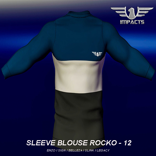 IMPACTS-SLEEVE BLOUSE  ROCKO 12  ENZO/SIGN/BELLEZA/LEGACY