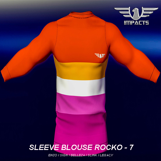 IMPACTS-SLEEVE BLOUSE ROCKO 7 ENZO/SIGN/BELLEZA/LEGACY