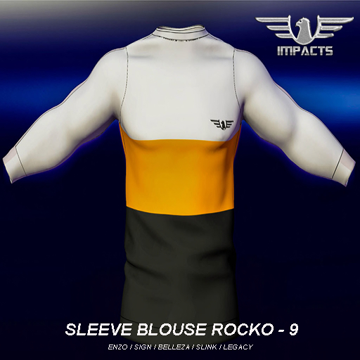 IMPACTS-SLEEVE BLOUSE ROCKO 9 ENZO/SIGN/BELLEZA/LEGACY