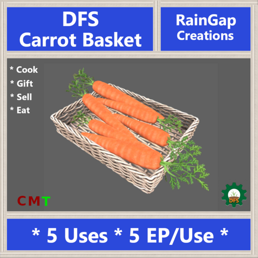 DFS Carrot Basket ACTUAL ITEM