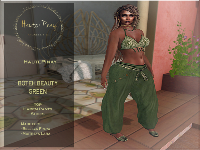 HautePinay BOTEH BEAUTY GREEN