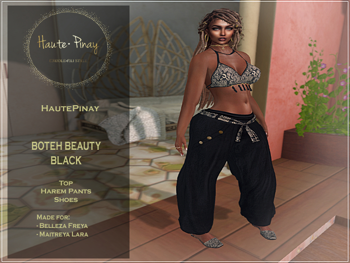 HautePinay BOTEH BEAUTY BLACK