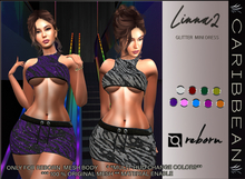 LINNA DISCO GLITTER DRESS REBORN (BOX Wear me)