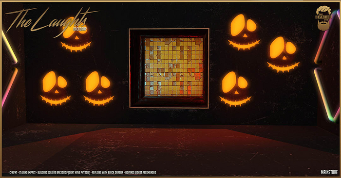 The Laughs Backdrop - The Bearded Guy