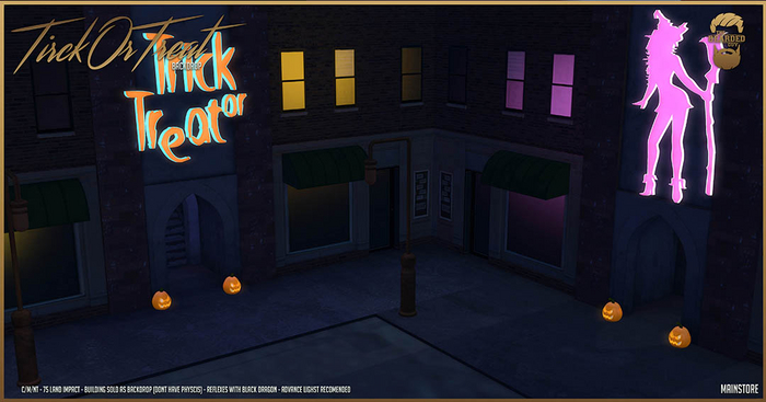 Trick or Treat Backdrop - The Bearded Guy