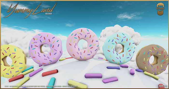 Yummy Land Backdrop - The Bearded Guy