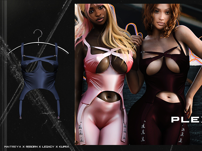 PLX. "NINA" Bustier // Navy  // 