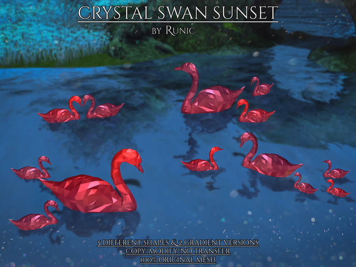 .: Runic :. Crystal Swan Sunset
