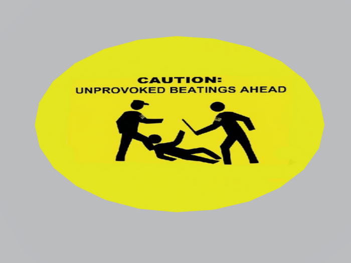 Oval Sign-Beatings