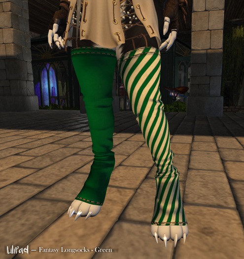 [Lilipad] Fantasy Longsocks - Green