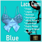 [R39] Lace Cami-Blue
