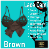 [R39] Lace Cami-Brown