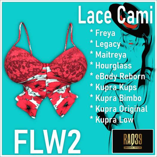 [R39] Lace Cami-FLW2