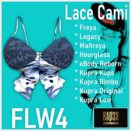 [R39] Lace Cami-FLW4