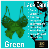 [R39] Lace Cami-Green