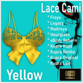 [R39] Lace Cami-Yellow
