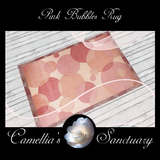 Pink Bubbles Rug