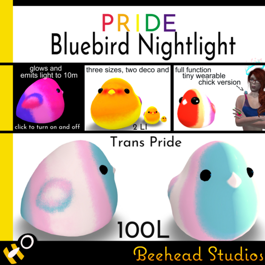 Trans Pride Canary  Nightlight