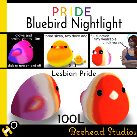 Lesbian Pride Borb Nightlight