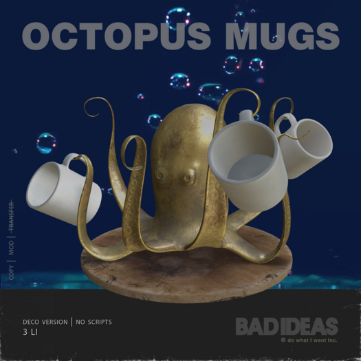 ' BAD IDEAS' Octopus Mugs