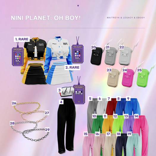 1. NINI Planet. Oh Boy! - legacy BLACK RARE