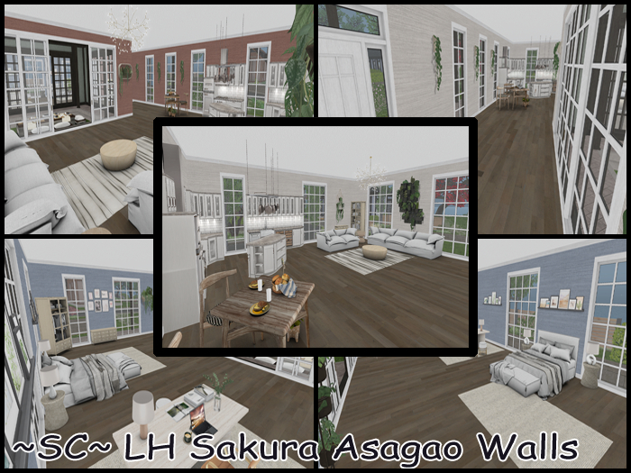 ~SC~ LH Sakura Asagao Walls (Add)