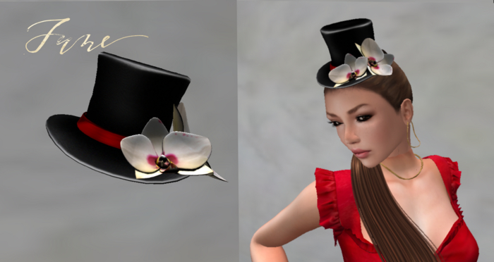 JUNE ~ Flower Top Hat