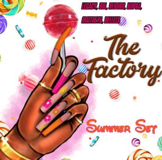 -TF- Summer Nail Set
