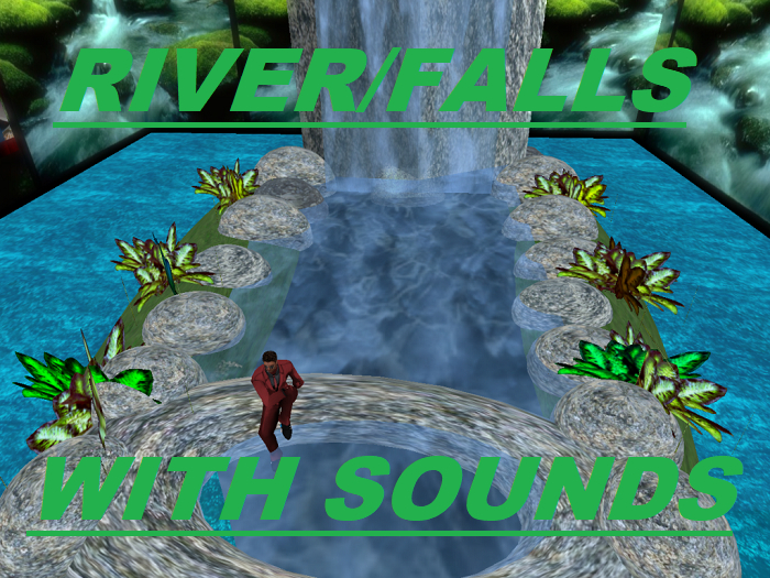 RIVER FALLS WITH SOUNDS T BOXED