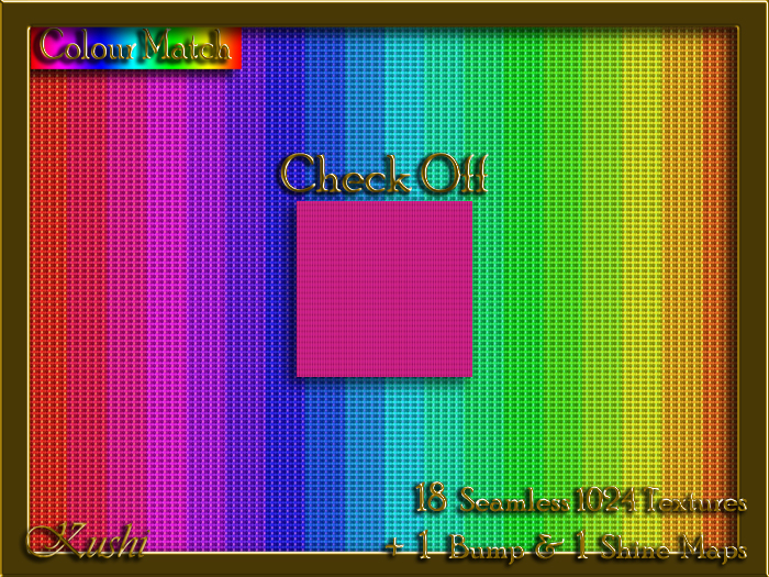 Check Off Seamless Texture Set