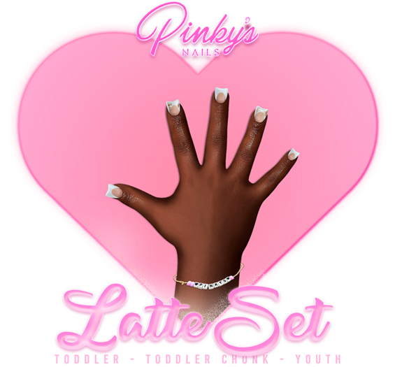 !! Pinky's Nails !! Latte Set ' Youth