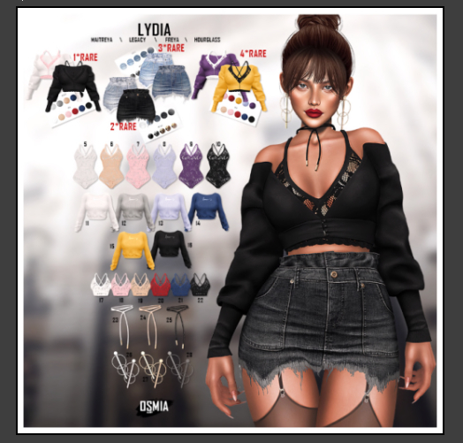 OSMIA - Lydia.Super Mini Skirt - Gray - M - RARE