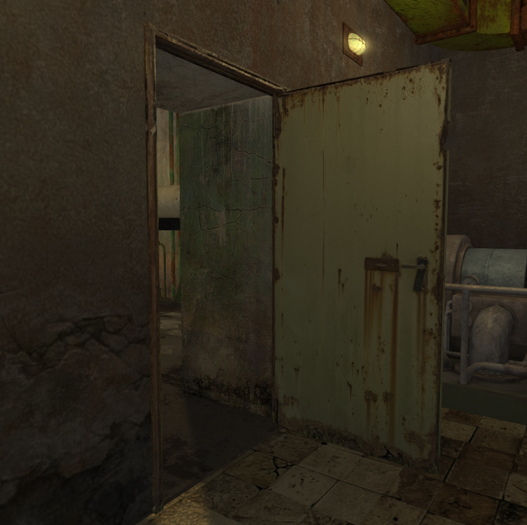Old metal door v2 Mesh