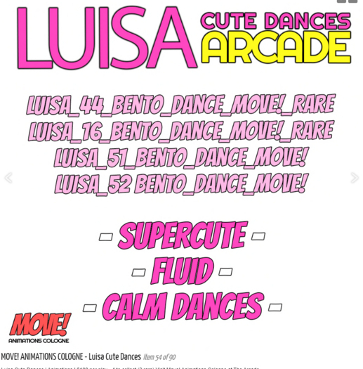 3. Luisa_16_Bento_Dance_MOVE! RARE
