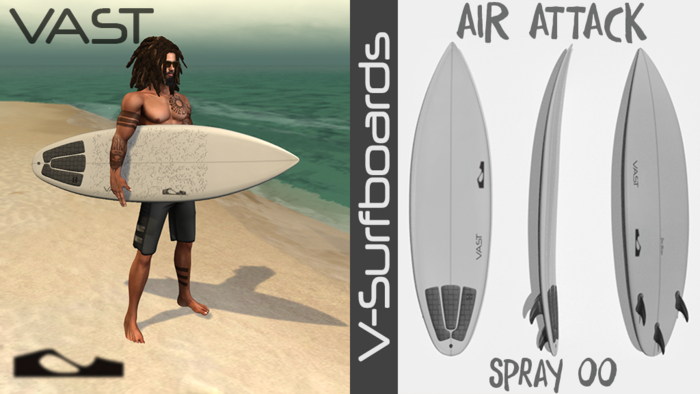 Air Attack V-Surfboard - SPRAY 00