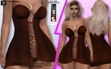 **RUBY SERO COPPER DRESS AND PANTIES**
