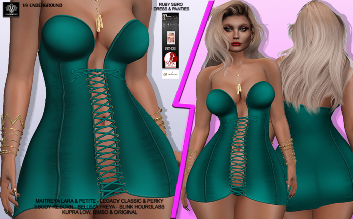 **RUBY SERO SEA DRESS AND PANTIES**