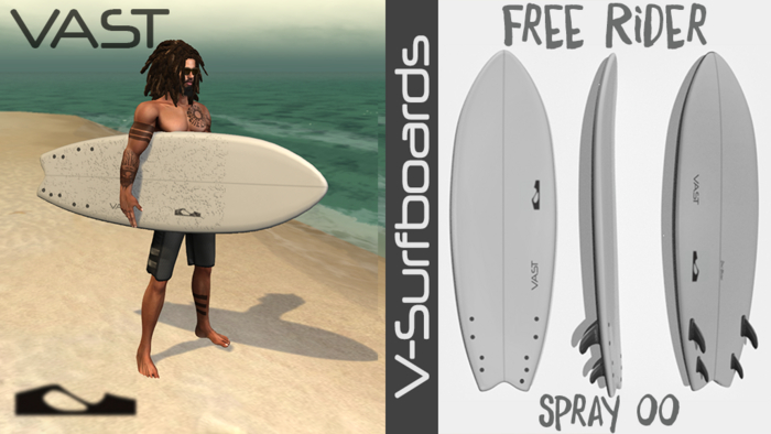 Free Rider V-Surfboard - SPRAY 00