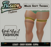 [Fusion Fashion Delivery Hud] - Maze Soft Thighs - Yellow