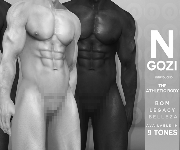 NGOZI Men's Athletic Bom Body - Demo