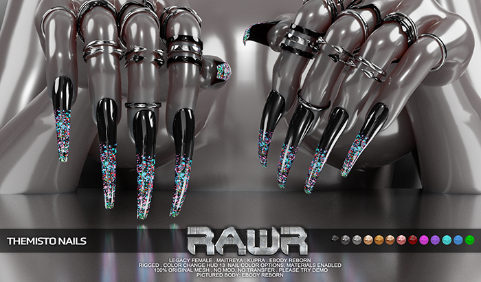 RAWR! Themisto Nails  (add me)