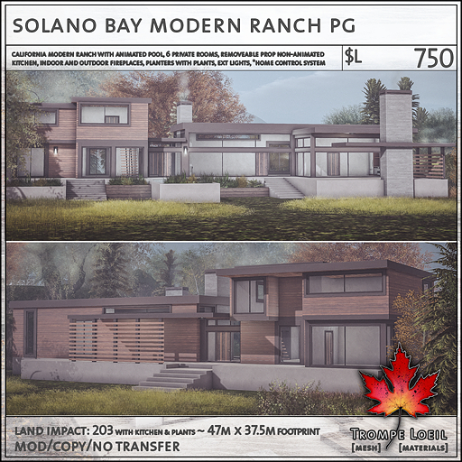 Trompe Loeil - Solano Bay Modern Ranch PG [mesh]
