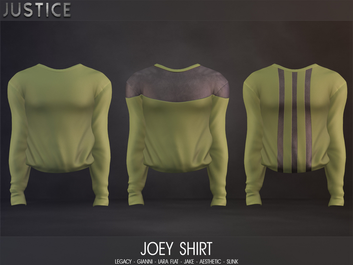 [JUSTICE] JOEY SHIRT - OLIVE
