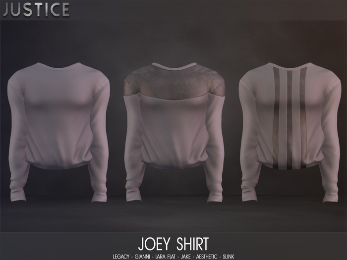 [JUSTICE] JOEY SHIRT - MIST