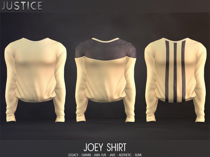 [JUSTICE] JOEY SHIRT - LEMON