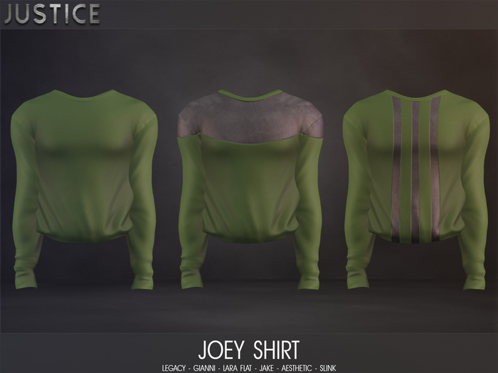 [JUSTICE] JOEY SHIRT - FERN